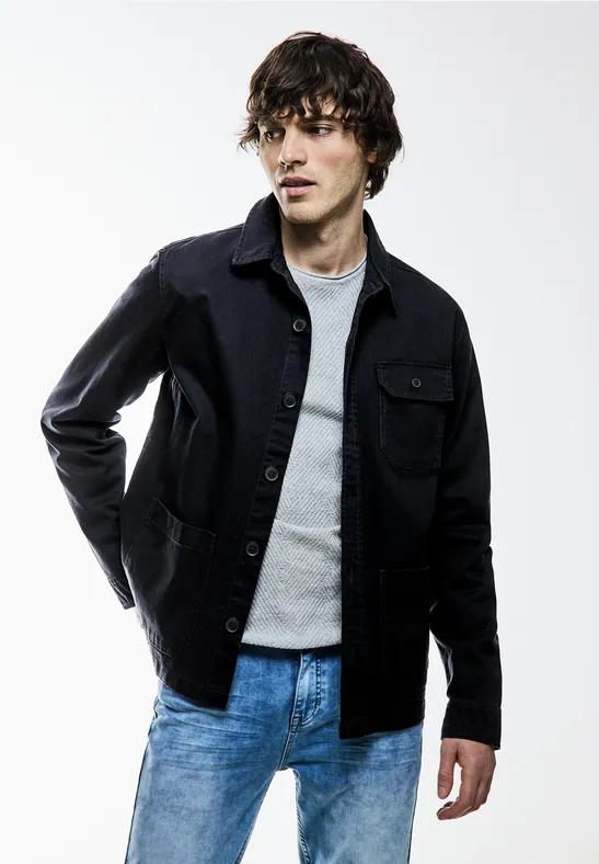 Street One Overshirt in washed Optik Günstiger Verkauf