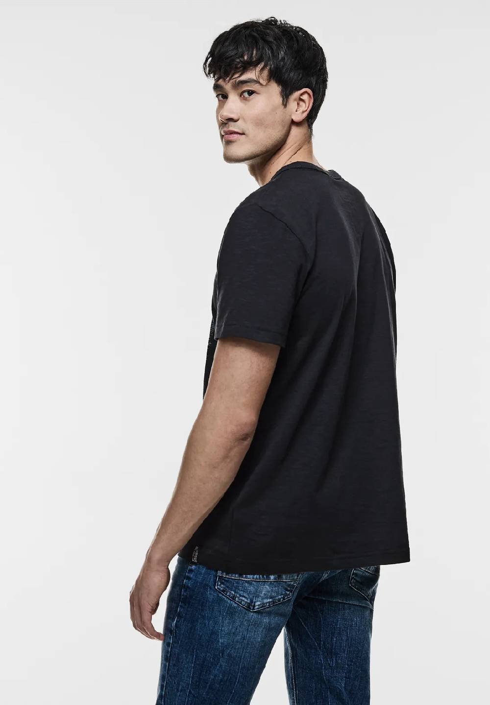 Street One 3D-Print Slub T-Shirt Limitierter Zeitrabatt