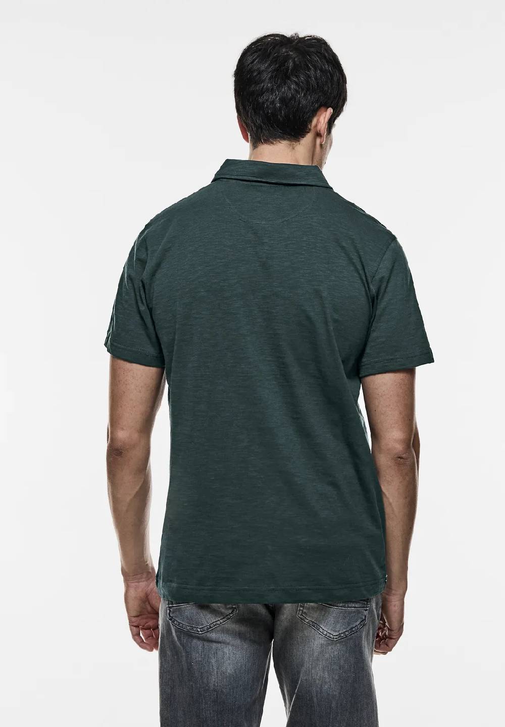 Street One Slub Jersey Poloshirt Sonderangebot