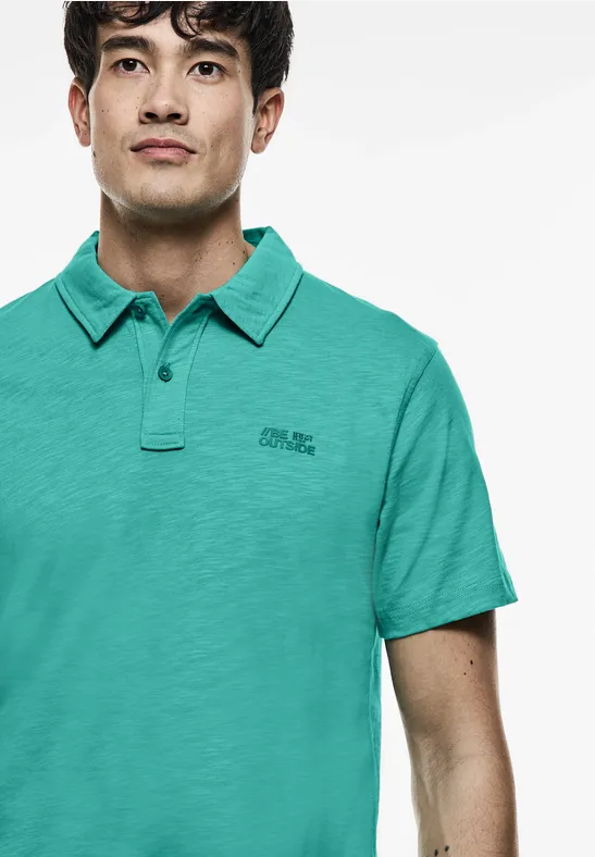 Street One Slub Jersey Poloshirt Günstig kaufen