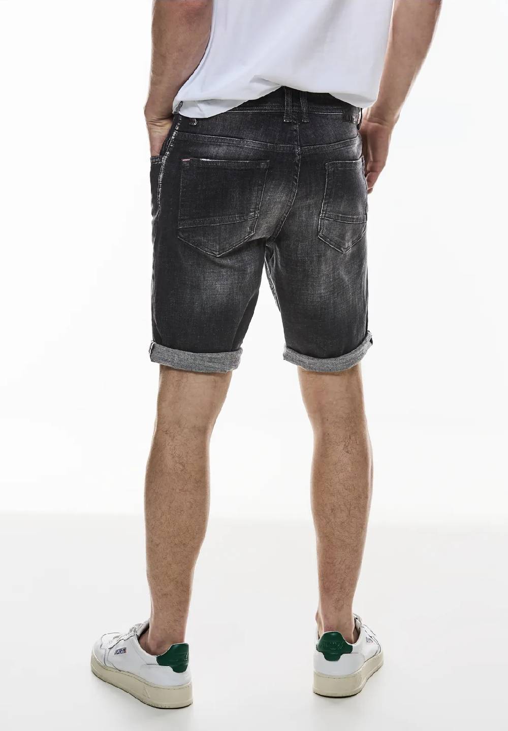Street One Elastische Jeans Shorts Flash Sale