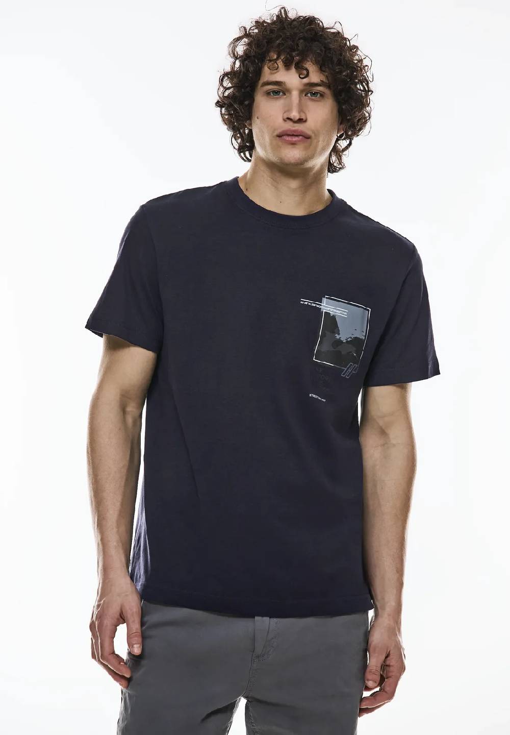 Street One T-Shirt mit Brustprint Preisnachlass