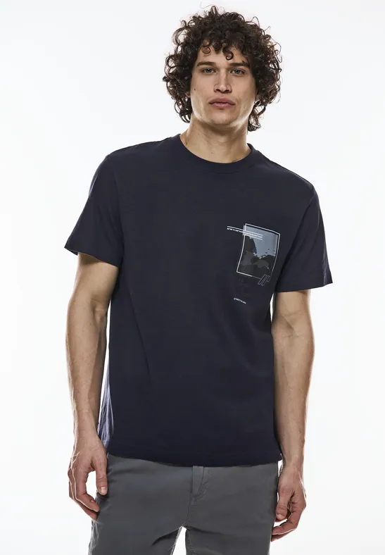 Street One T-Shirt mit Brustprint Preisnachlass