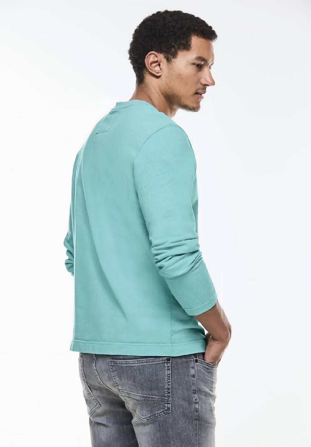 Street One Washed Henleyshirt Black Friday