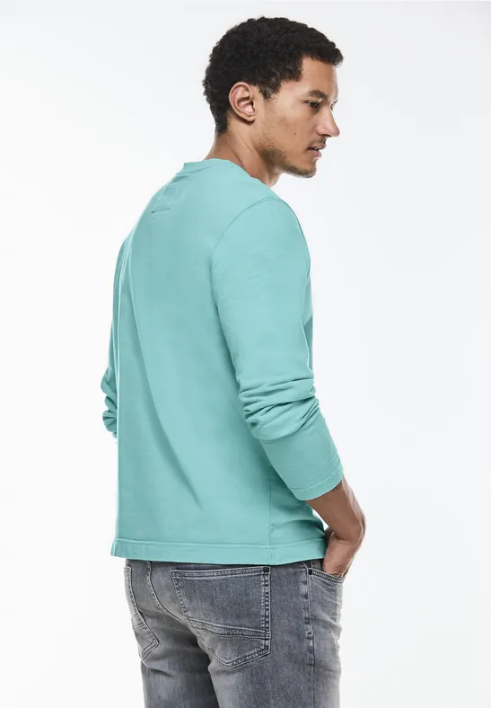 Street One Washed Henleyshirt Black Friday