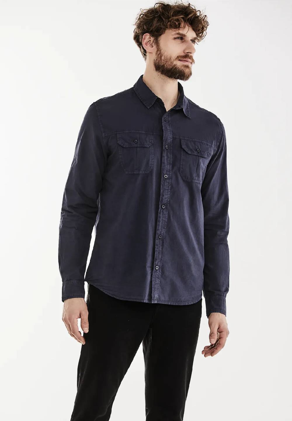 Street One Hemd in washed Optik