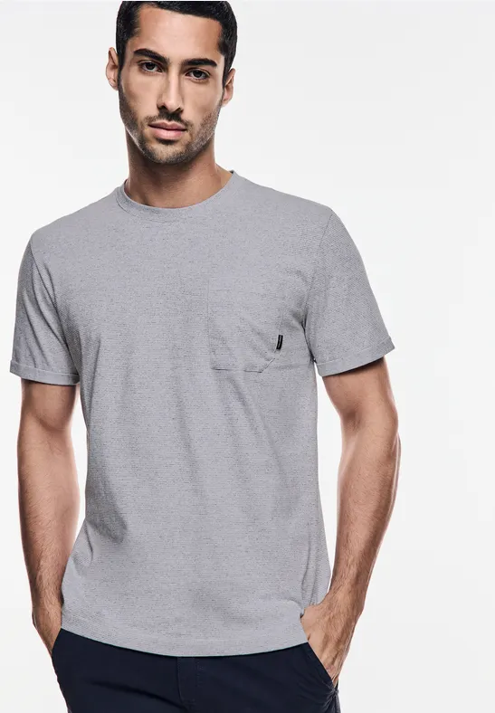 Street One T-Shirt mit feinen Streifen Online Outlet
