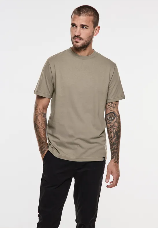 Street One Basic T-Shirt in Unifarbe VIP-Rabatte