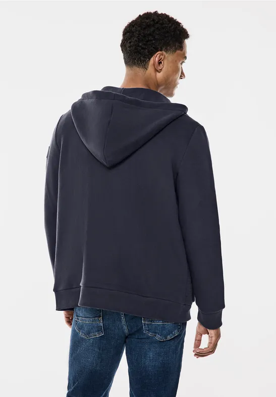 Street One Sweatjacke mit Materialmix Bis zu 50% Rabatt