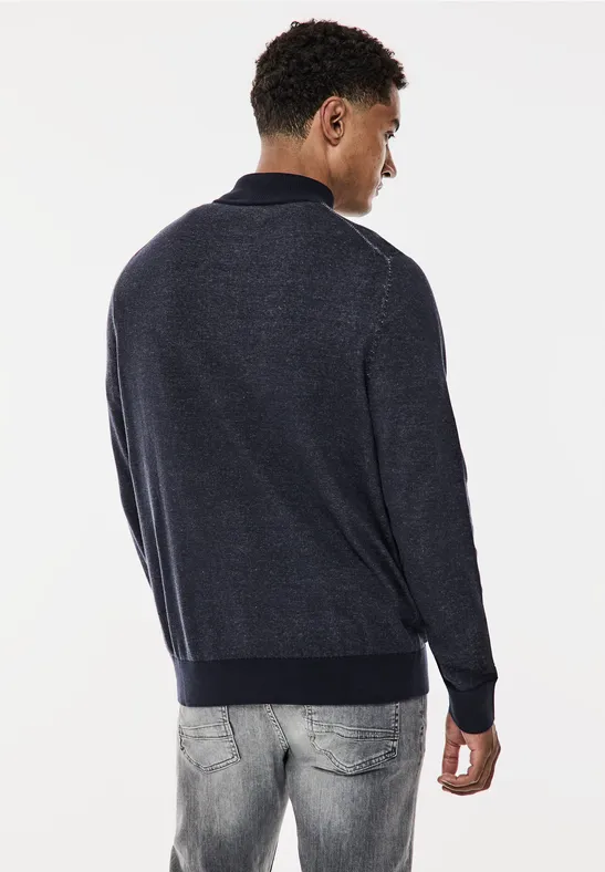 Street One Pullover in Two Tone Optik Bis zu 60% Rabatt