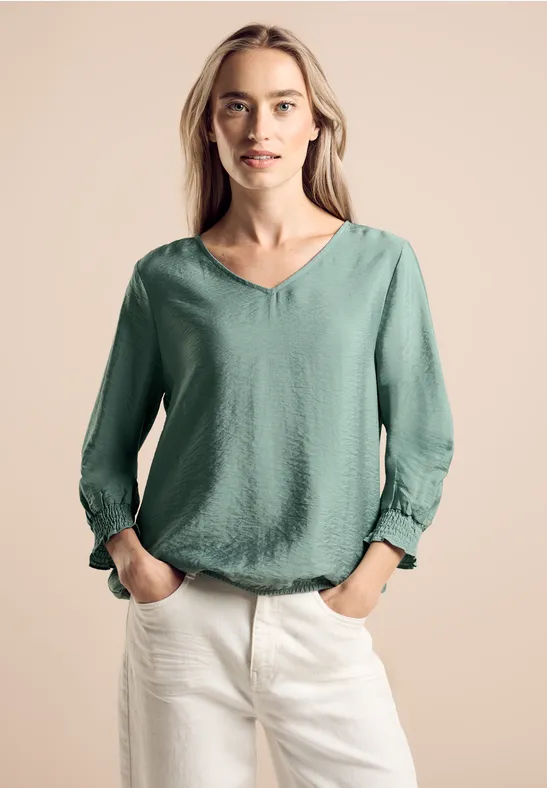 Street One Bluse mit Smock-Detail Angebote