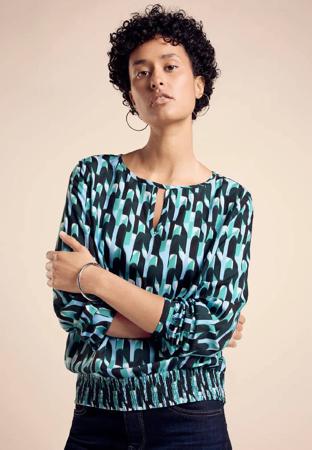 Street One Bedruckte Bluse Online Shopping