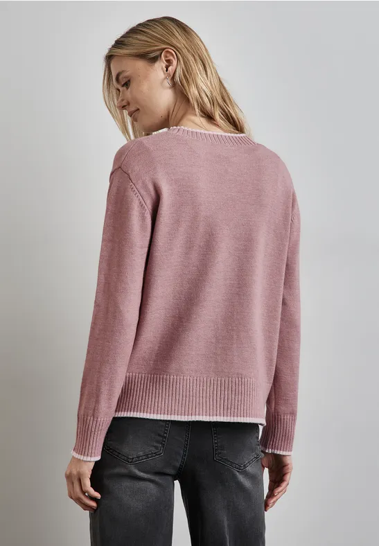 Street One Cardigan mit Tipping Riesige Ersparnisse