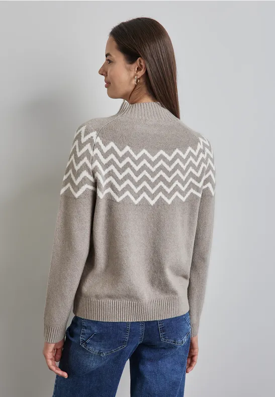 Street One Pullover mit Stehkragen Kostenlose Rückgabe