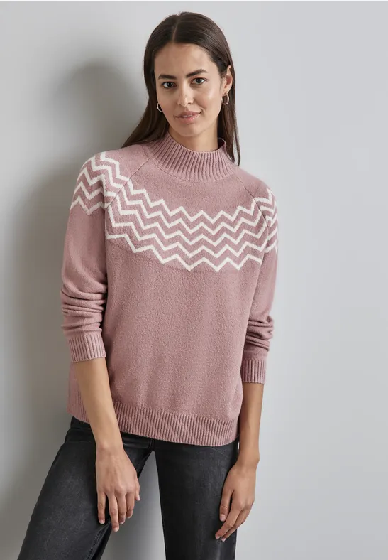 Street One Pullover mit Stehkragen Begrenzte Freigabe