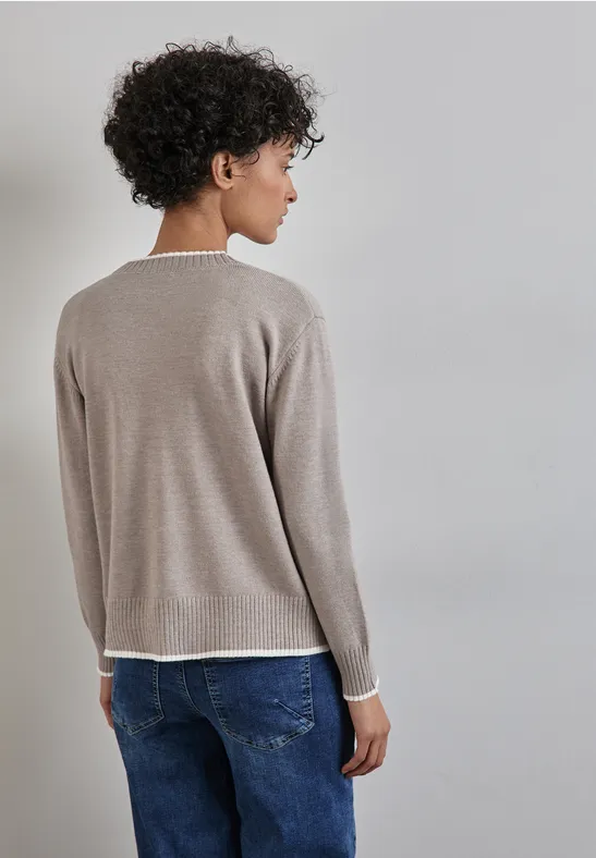 Street One Cardigan mit Tipping Bis zu 50% Rabatt