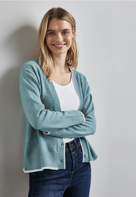 Street One Cardigan mit Tipping Bis zu 60% Rabatt