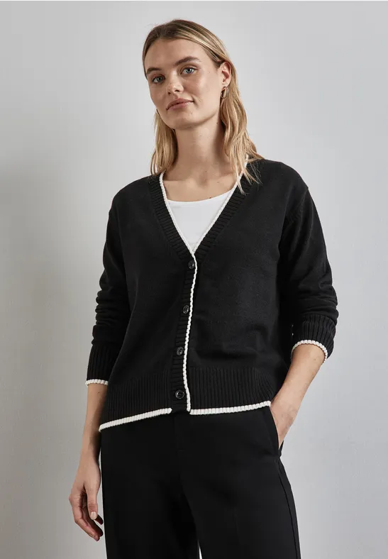 Street One Cardigan mit Tipping Bis zu 65% Rabatt