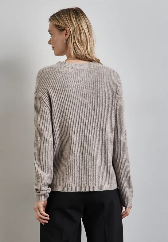 Street One Struktur-Pullover Sonderangebot der Fabrik