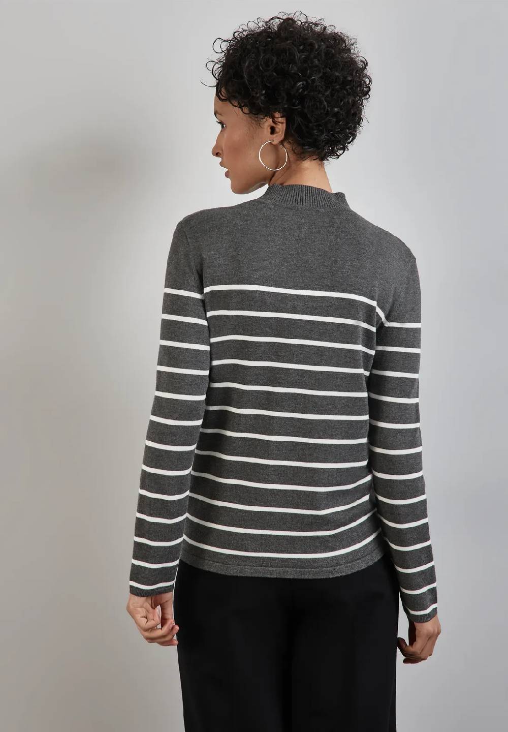 Street One Gestreifter Basic Pullover Riesige Rabatte