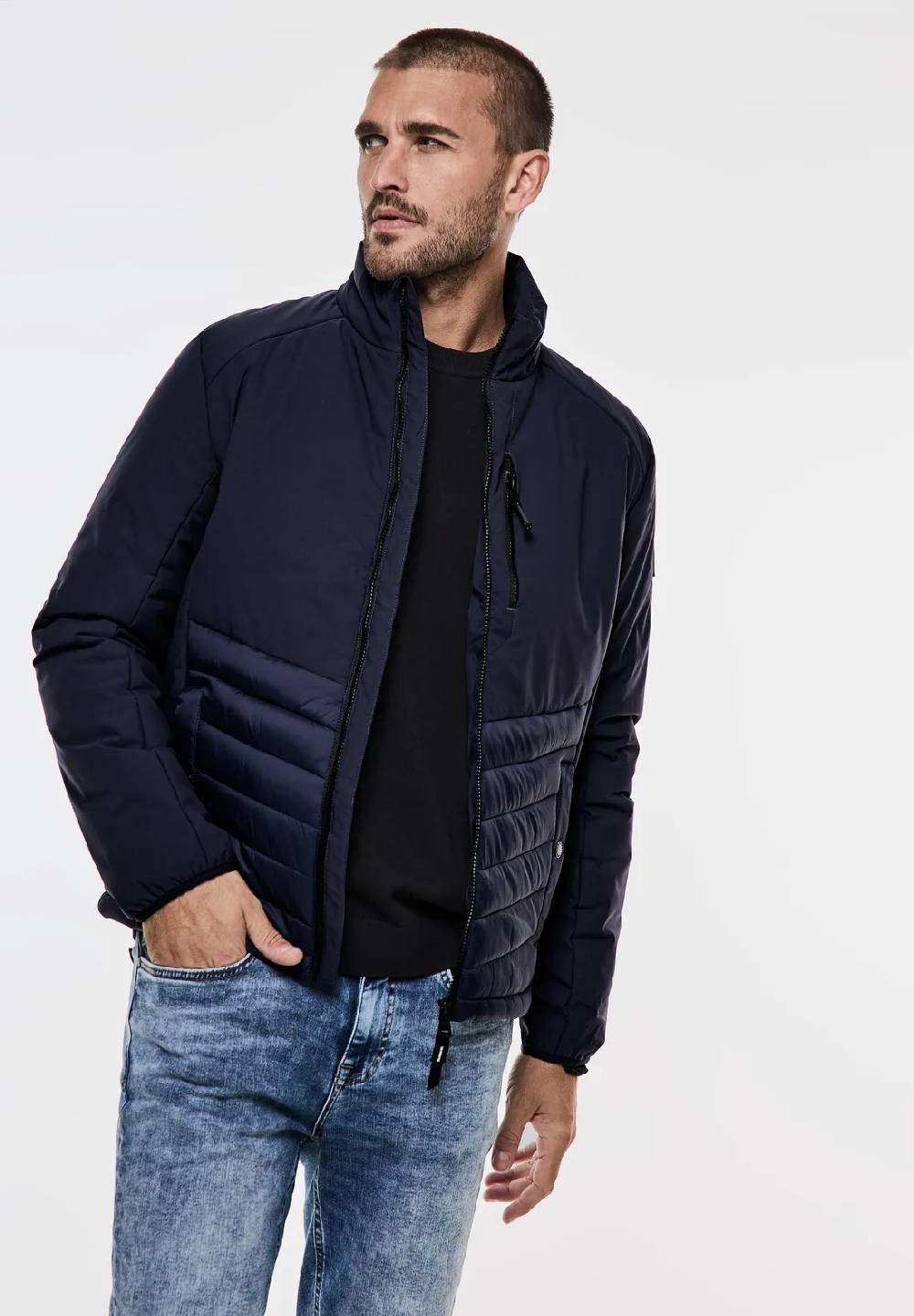 Street One Jacke mit Steppeinsatz