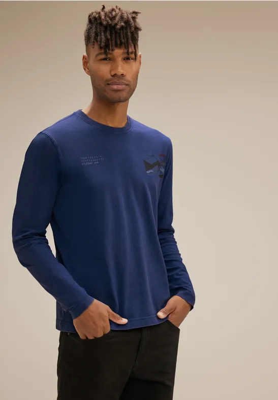 Street One Shirt mit Artwork Print Auslauf