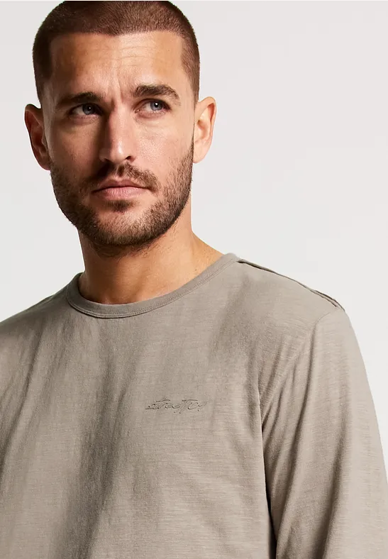 Street One Slub Langarmshirt Hotsell