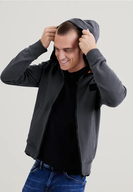 Street One Sweatshirtjacke mit Kapuze Blitzverkäufe