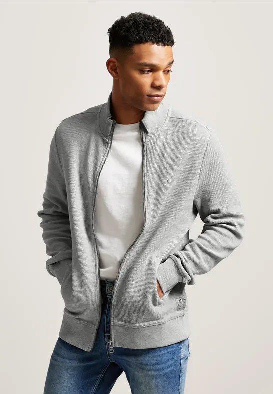Street One Sweatjacke mit Zipper Rabatt