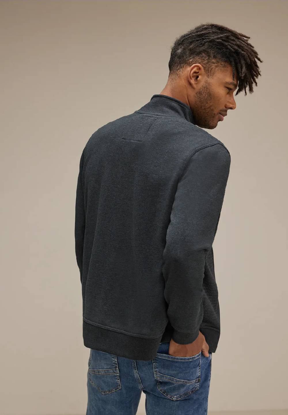 Street One Strukturmix Sweatjacke Online Shopping