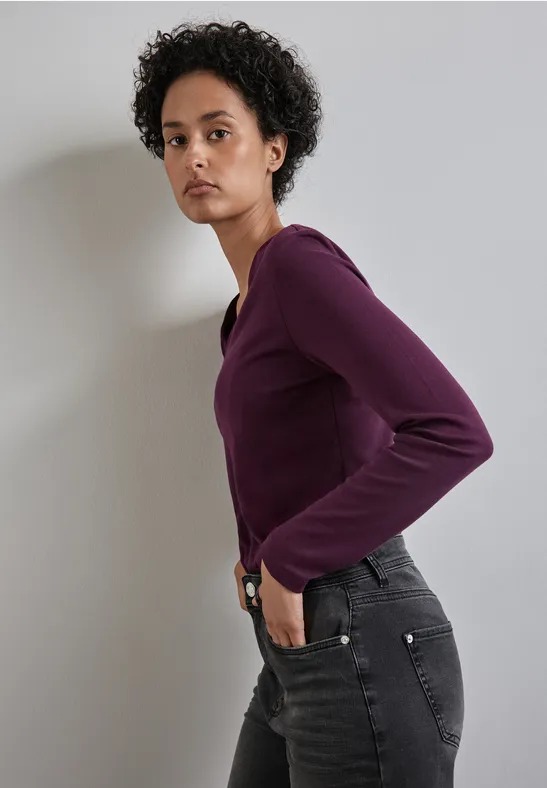 Street One Shirt mit Herzausschnitt Vatertagsangebot