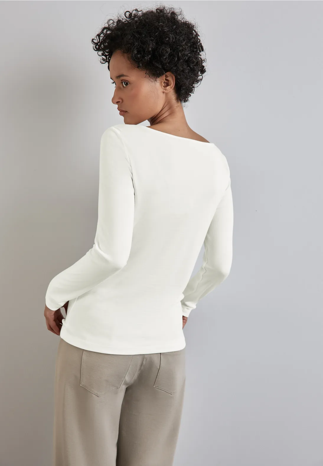 Street One Shirt mit U-Boot-Ausschnitt Zeitlich begrenztes Angebot