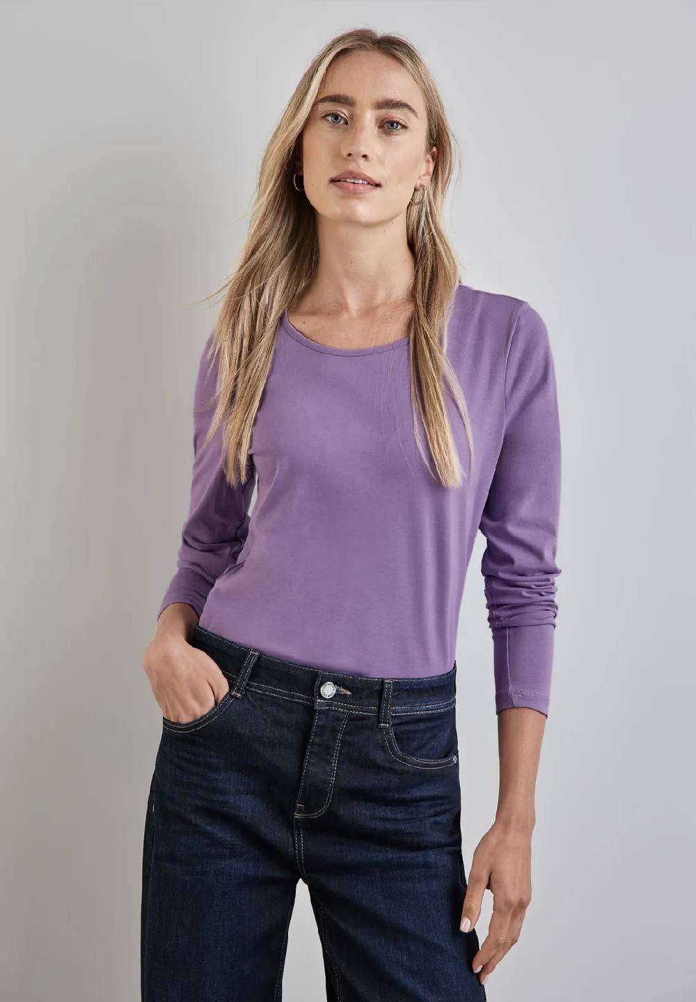 Street One Basic Langarmshirt Exklusive Angebote