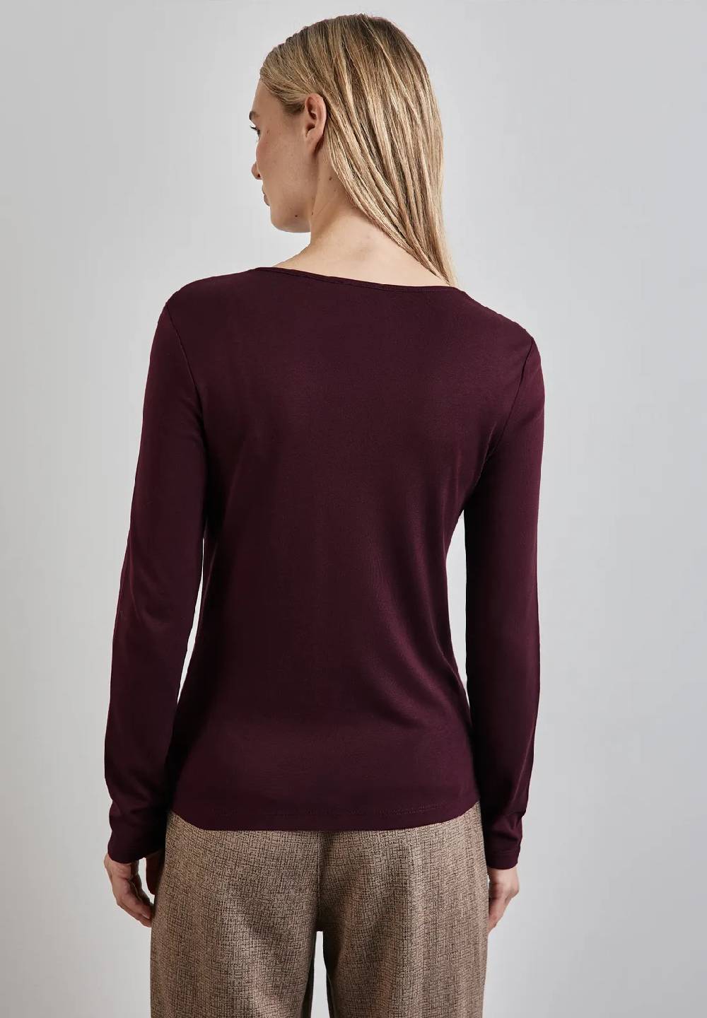Street One Shirt mit Herzausschnitt Saisonale Angebote