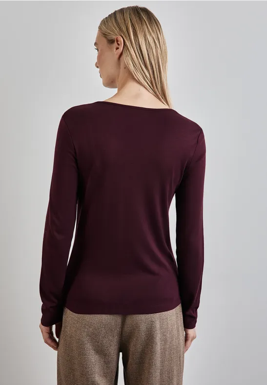 Street One Shirt mit Herzausschnitt Saisonale Angebote