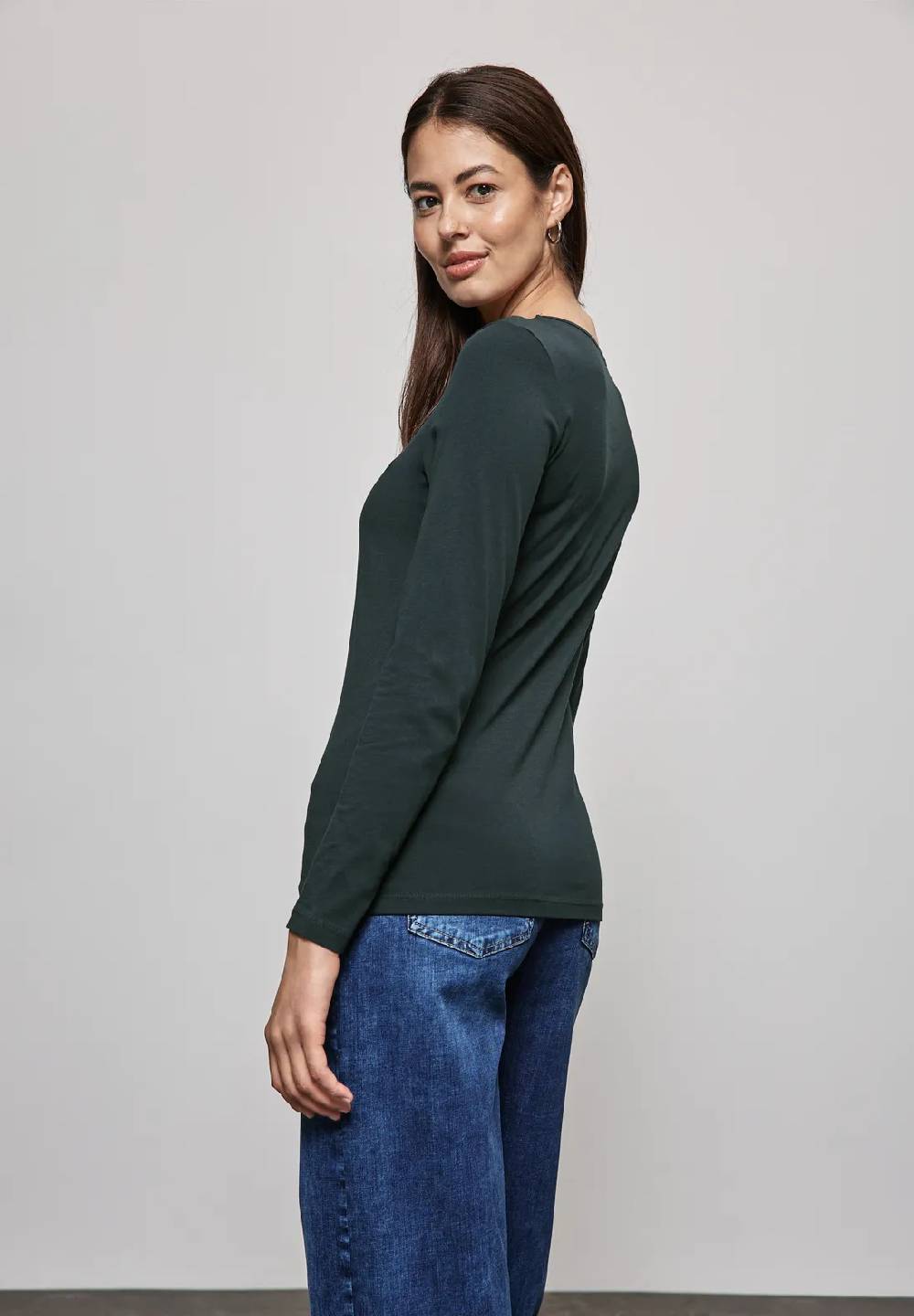 Street One Basic Langarmshirt Kostenlose Rückgabe
