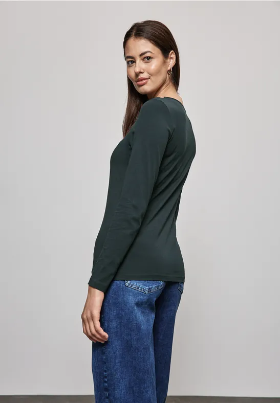 Street One Basic Langarmshirt Kostenlose Rückgabe