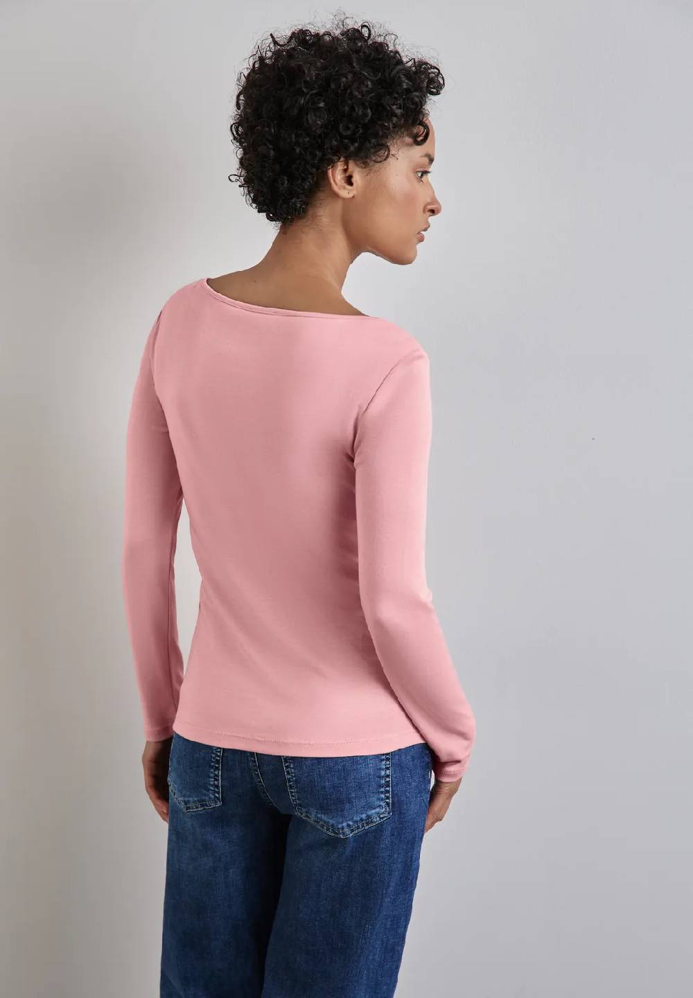 Street One Shirt mit U-Boot-Ausschnitt Begrenzte Freigabe