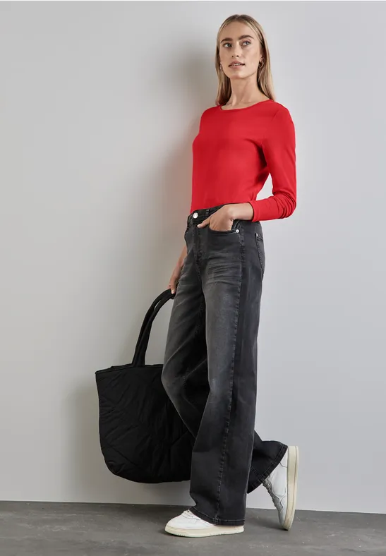 Street One Basic Langarmshirt Letzte 3 Tage