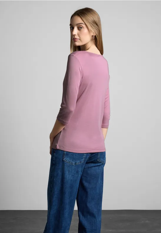 Street One Basic T-Shirt mit 3/4 Arm - Style PANIA Neueste Stile