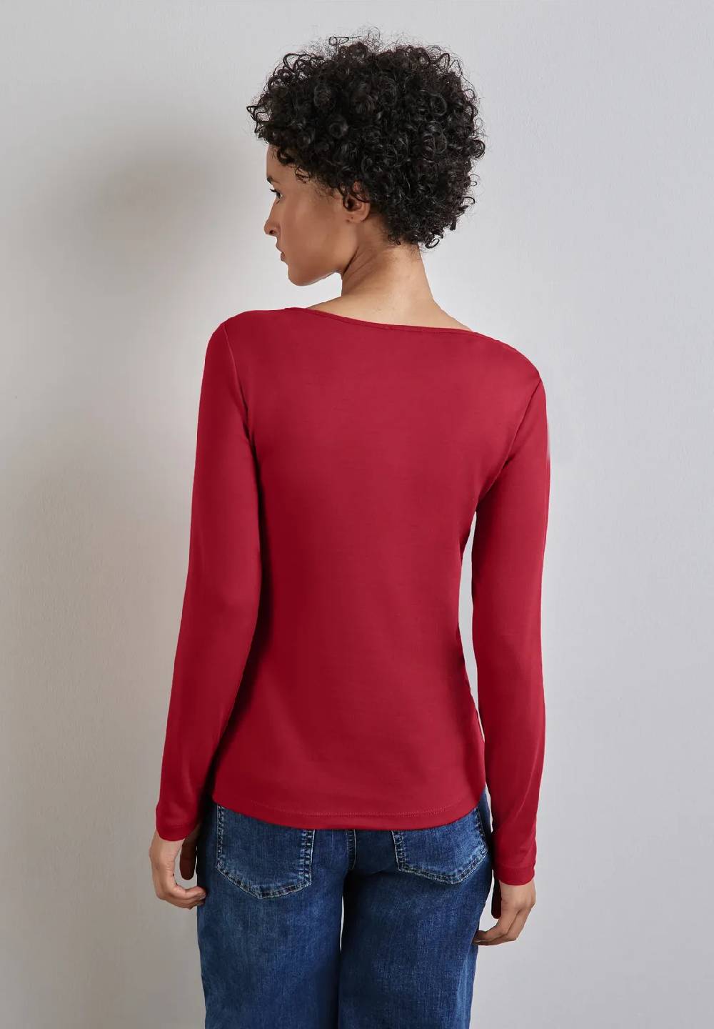 Street One Shirt mit U-Boot-Ausschnitt Letzte 2 Tage