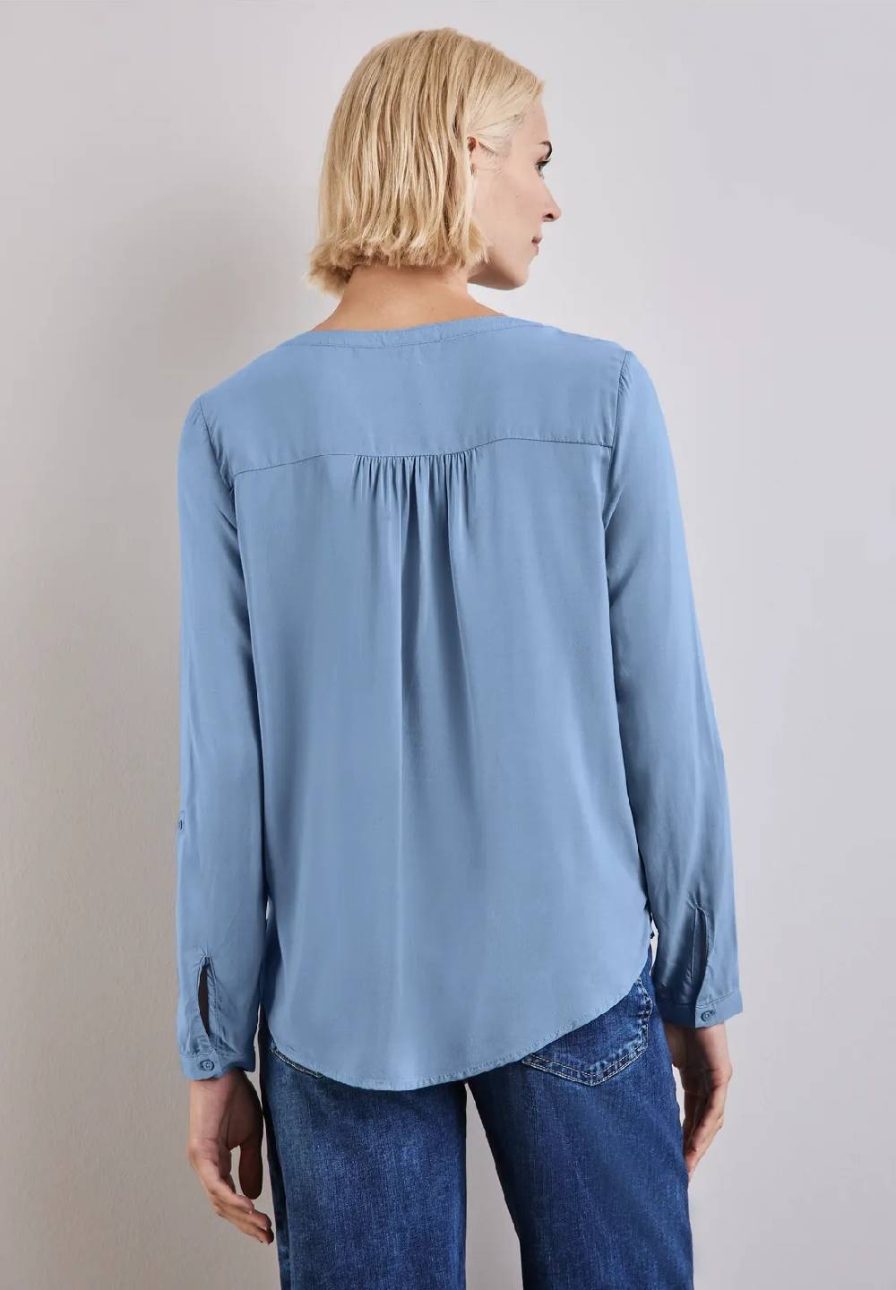 Street One Basic Bluse in Unifarbe Zeitbegrenzte Promotion