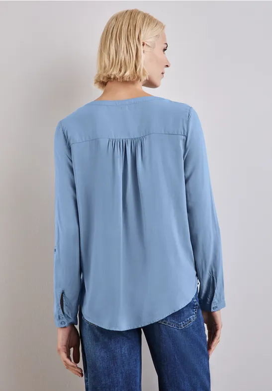 Street One Basic Bluse in Unifarbe Zeitbegrenzte Promotion