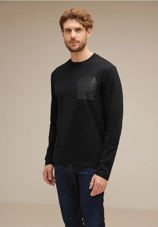 Street One Langarmshirt mit Print Discount Store für neue Produkte