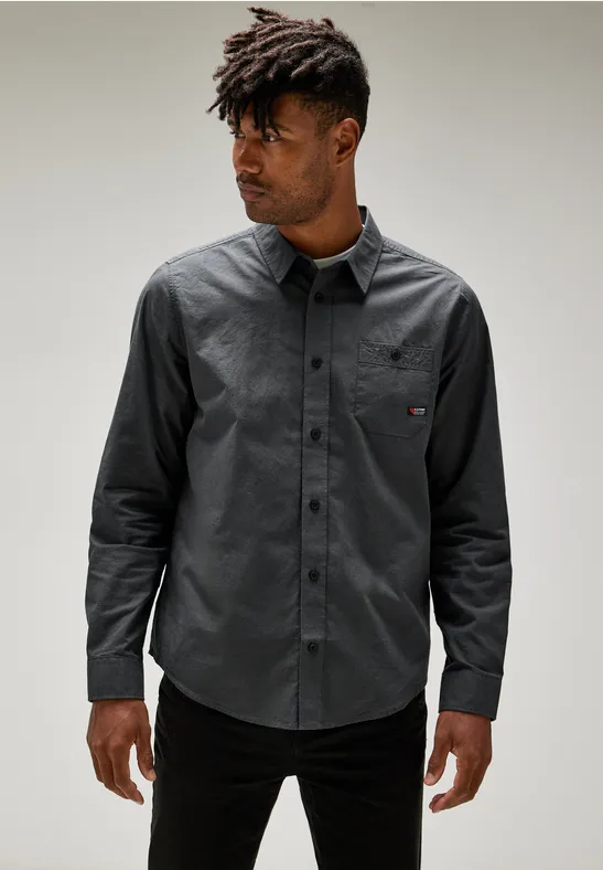 Street One Hemd in einem Strukturlook Black Friday Preise