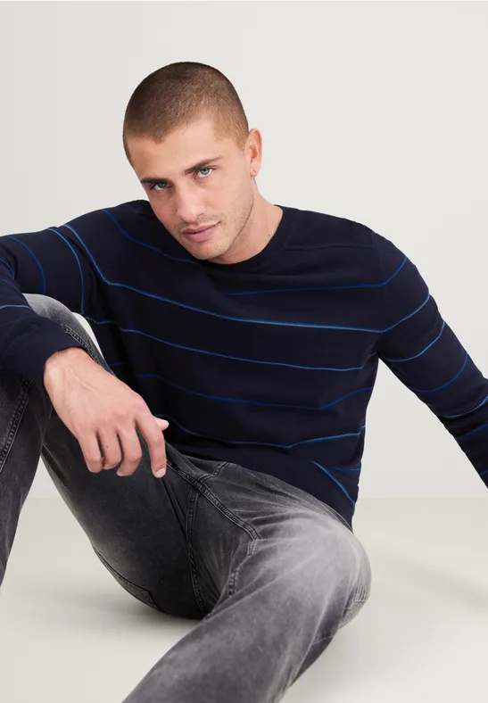 Street One Gestreifter Strickpullover Online