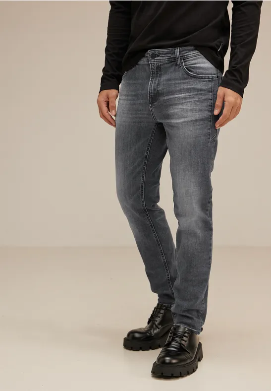 Street One Graue Regular Fit Jeans - Style PLAYER Angebote