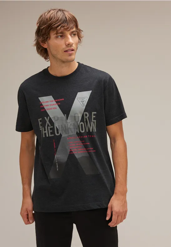 Street One T-Shirt mit Frontprint Kostenloser Versand