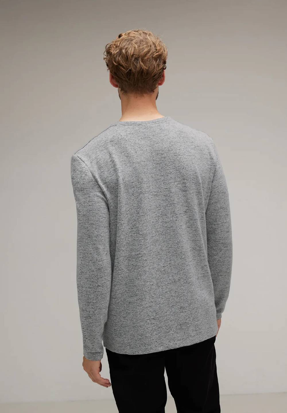 Street One Softes Melange Langarmshirt Rabatt