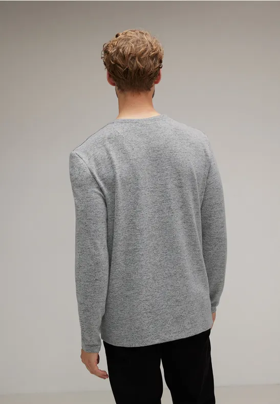 Street One Softes Melange Langarmshirt Rabatt